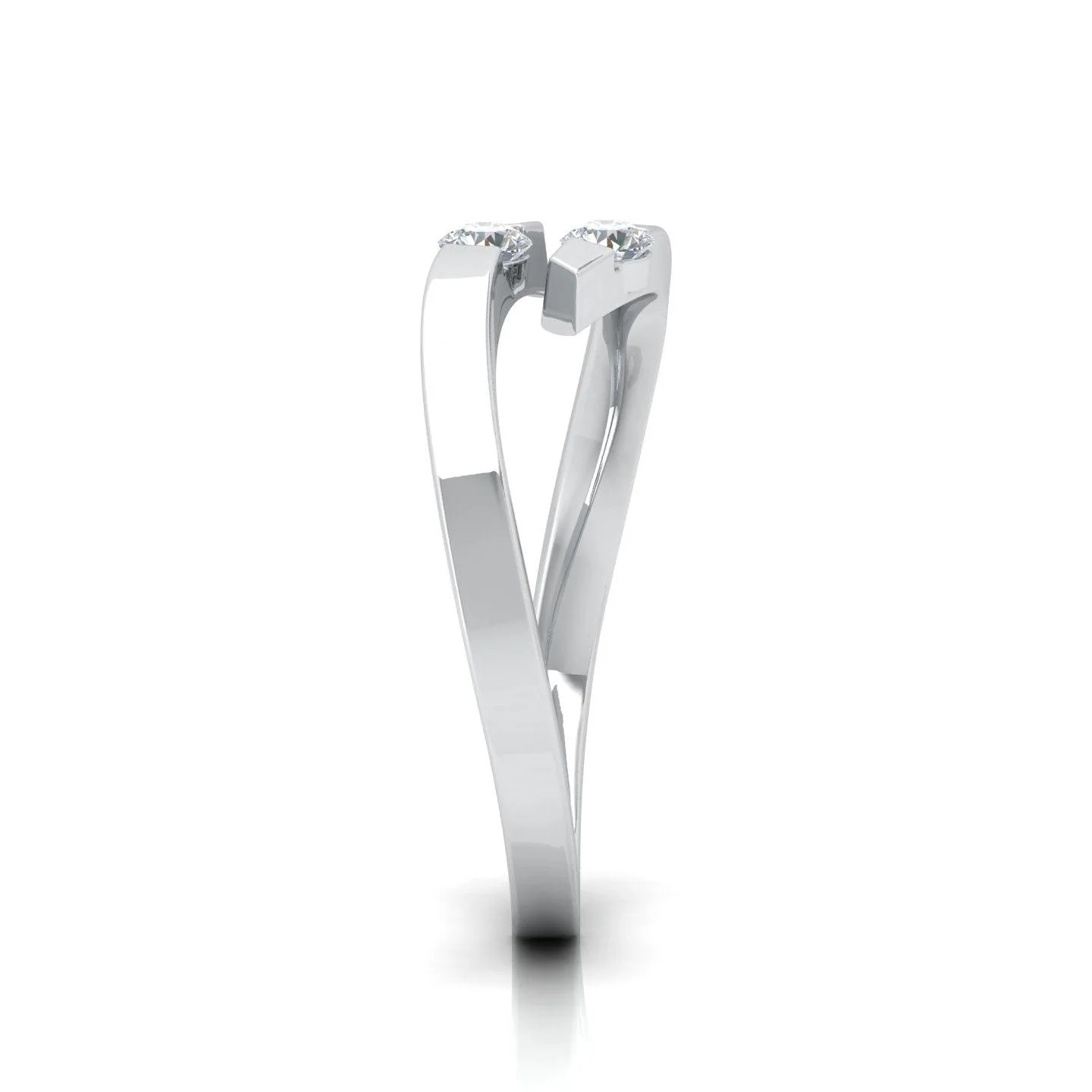 0.20 Carat D/VVS Round Diamond Solitaire Engagement Ring - amadadiamonds - Image 8