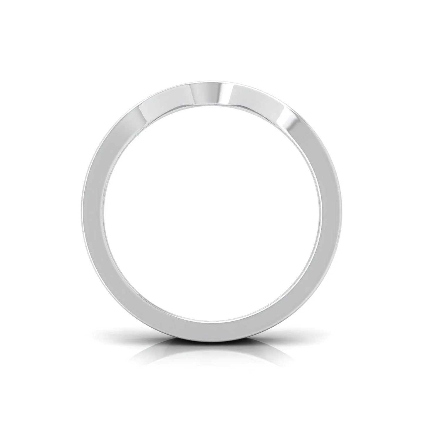 0.25 Carat D/VS Round Diamond Designer Half Eternity Wedding Band - amadadiamonds - Image 7