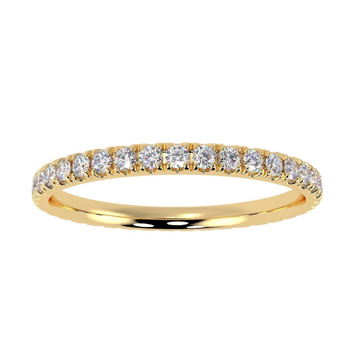 D/VVS 0.50Ct Round Lab Diamond Full Eternity Ring for Women's - Image 3
