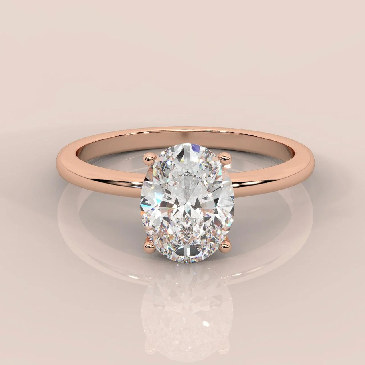 Special Offer ! E/VS 1.00-3.00 CT IGI Certified Oval Diamond Solitaire Engagement Ring in Platinum - Image 10
