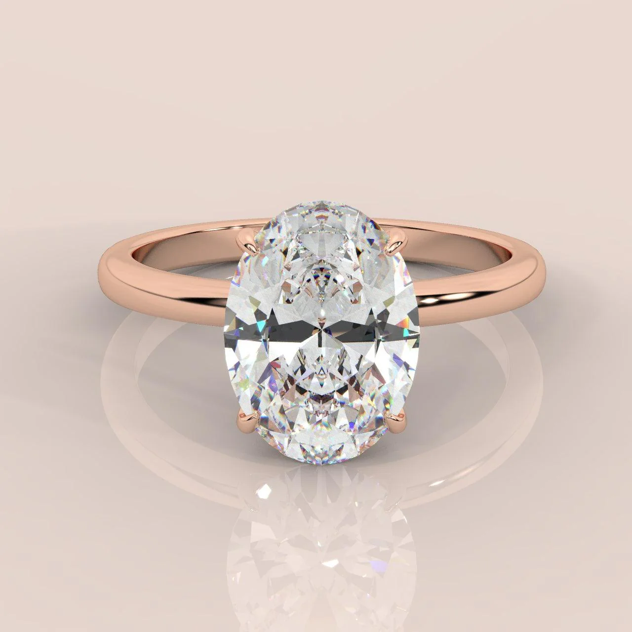 Special Offer ! E/VS 1.00-3.00 CT IGI Certified Oval Diamond Solitaire Engagement Ring in Platinum - Image 13