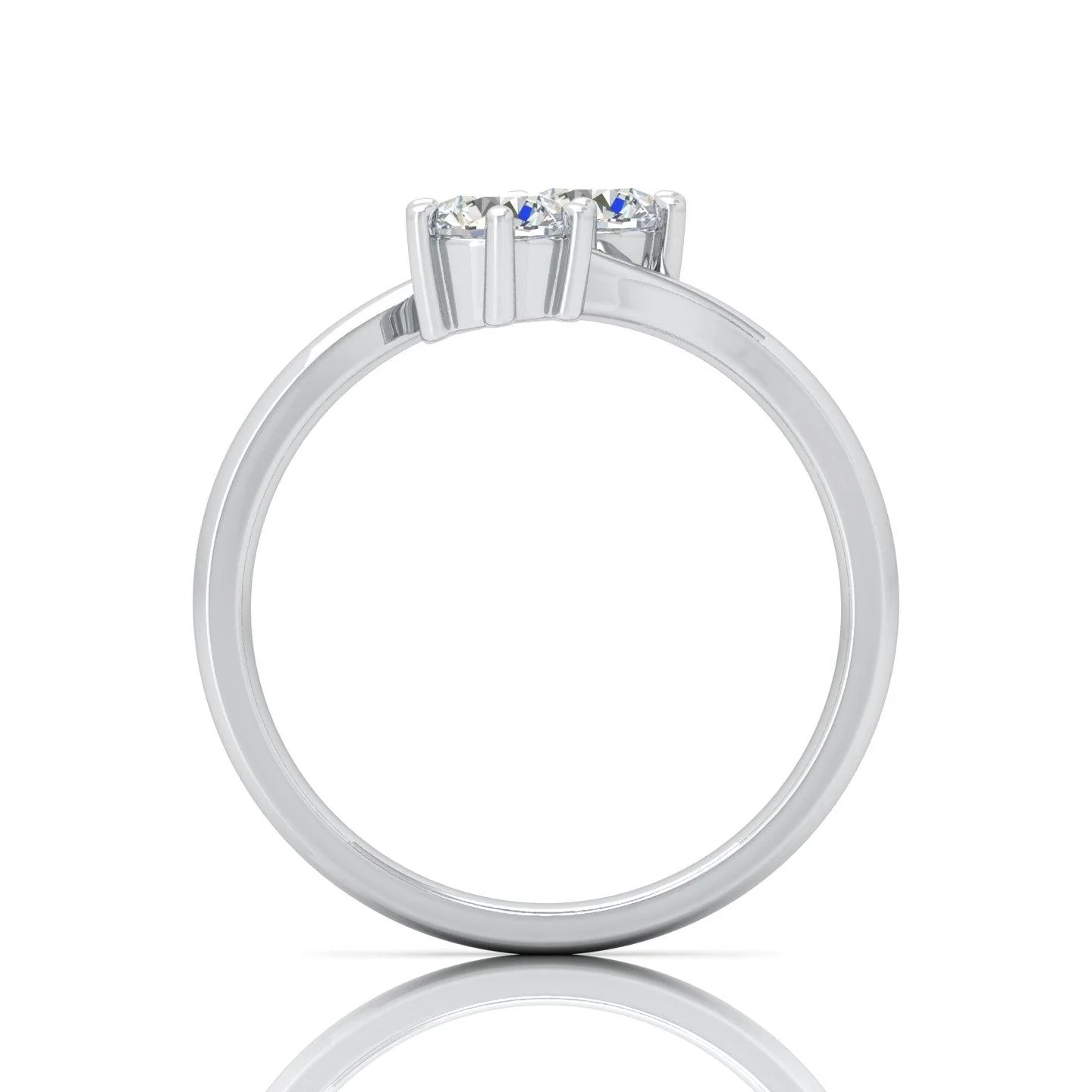 2.00 Carat D/VS IGI Certified Classic Round Diamond Solitaire Toi-Moi Engagement Ring - amadadiamonds - Image 6