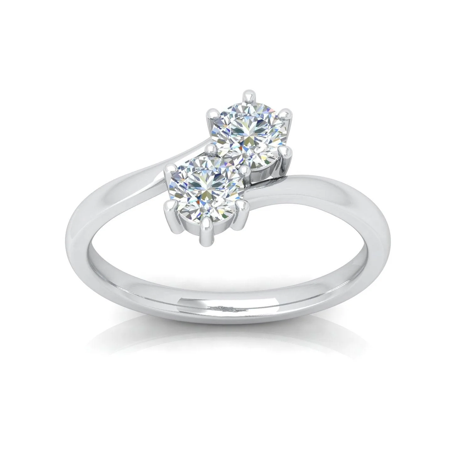 2.00 Carat D/VS IGI Certified Classic Round Diamond Solitaire Toi-Moi Engagement Ring - amadadiamonds - Image 7