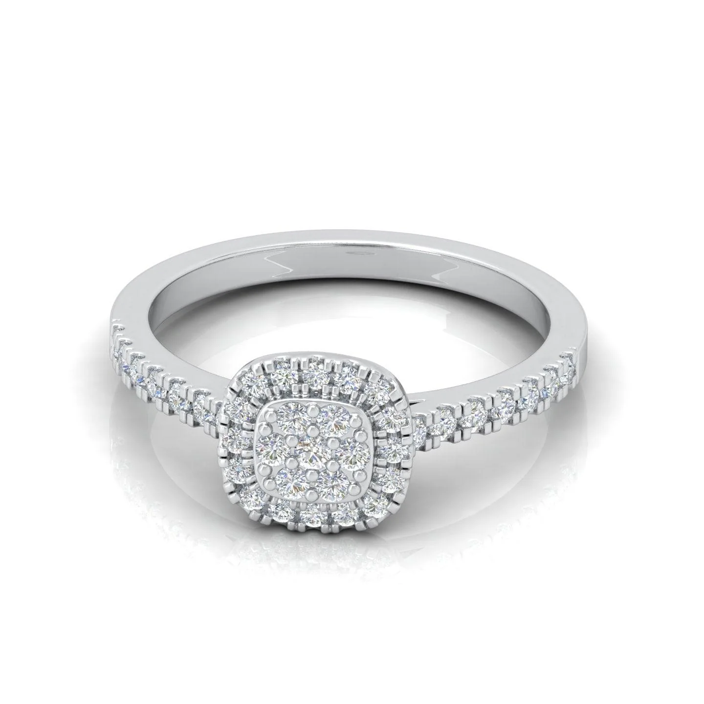 Best Deal..!! D/VS 0.50CT Round Diamond Engagement Ring - amadadiamonds