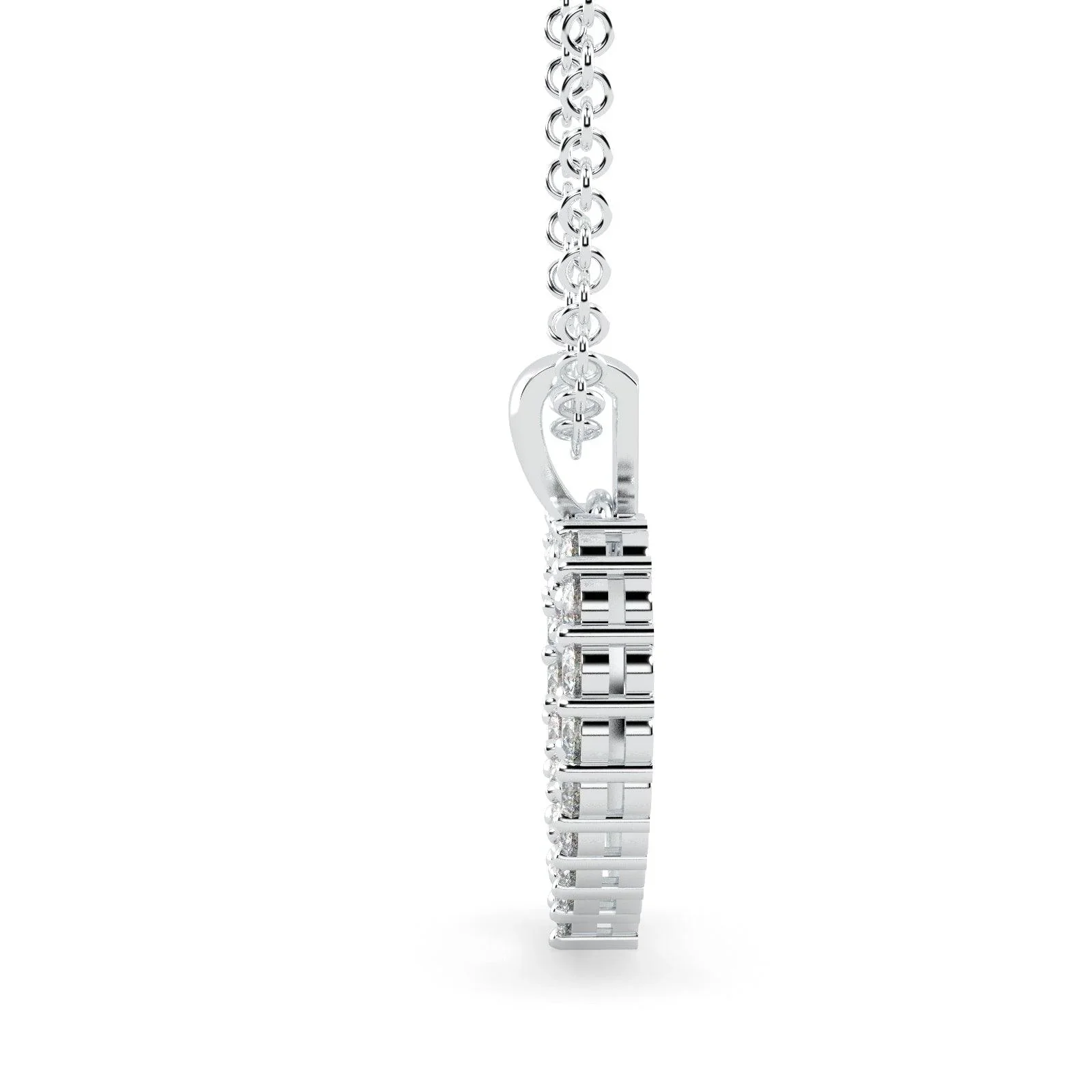 BEST GIFT..! 0.33Ct Heart Shape Diamond Pendant with Chain , White / Yellow Gold - Image 5
