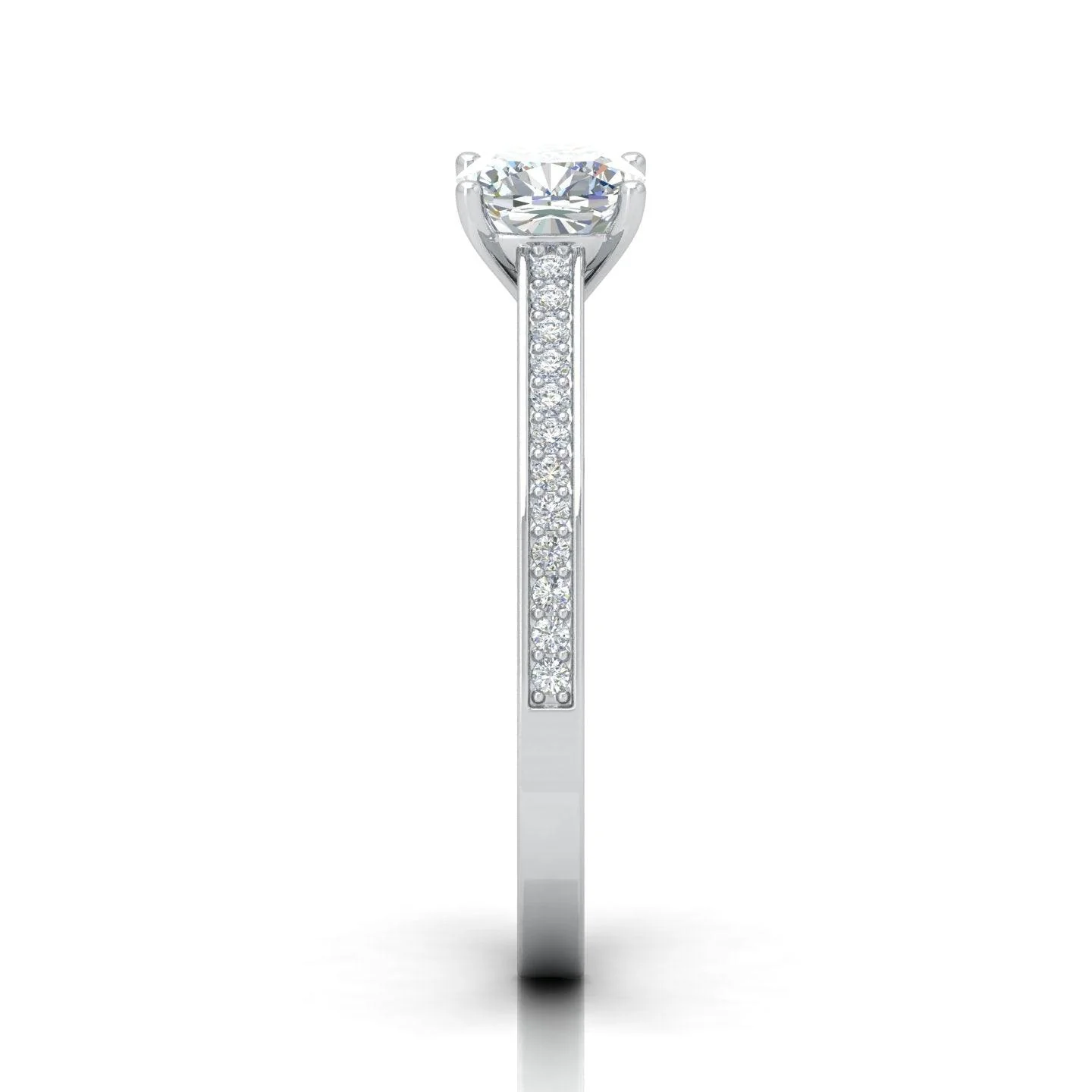 Certified Cushion Diamond Engagement Ring 2.00Carat E/VS - Image 3