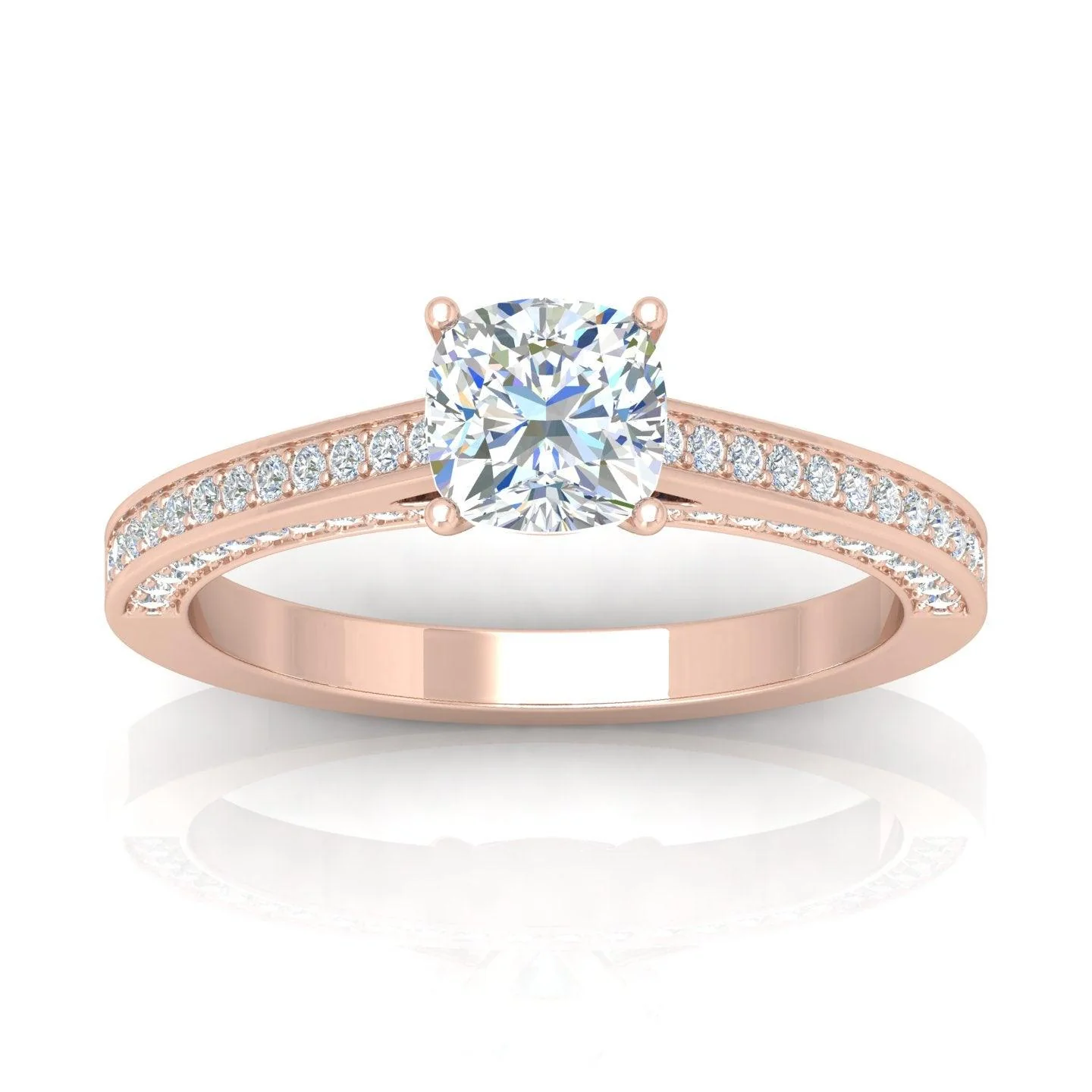 Certified Cushion Diamond Engagement Ring 2.00Carat E/VS - Image 7
