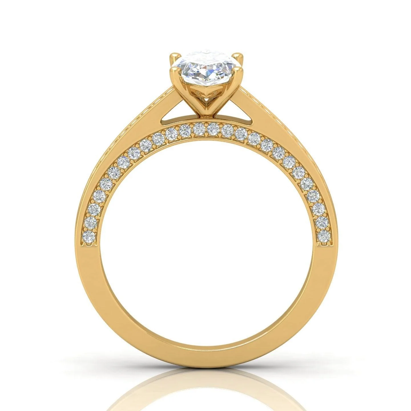 Certified Marquise Diamond Engagement Ring 2.00Carat E/VS - Image 2