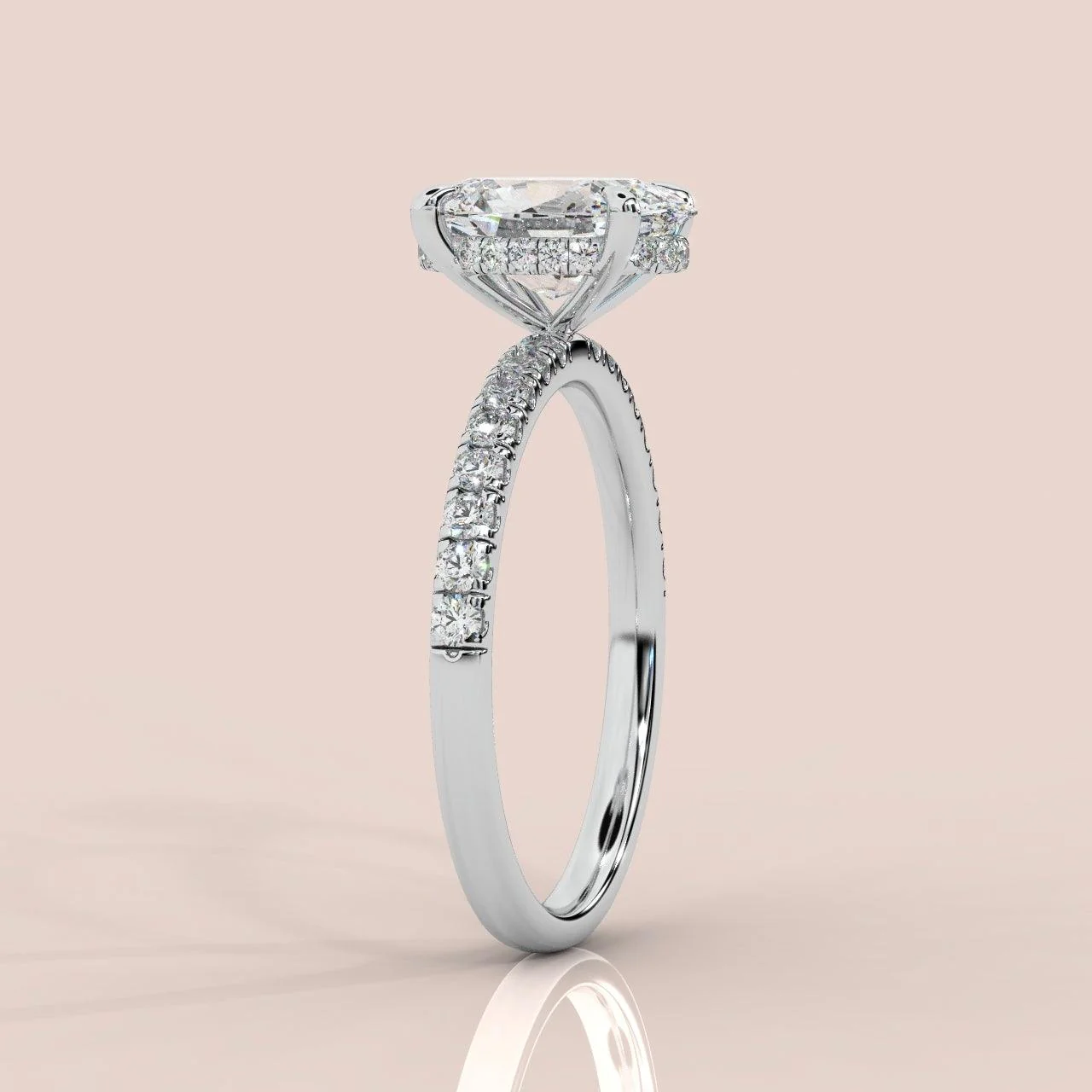 Certified Oval Lab Diamond Engagement Ring 4.50ct - 5.50Ct - Image 4