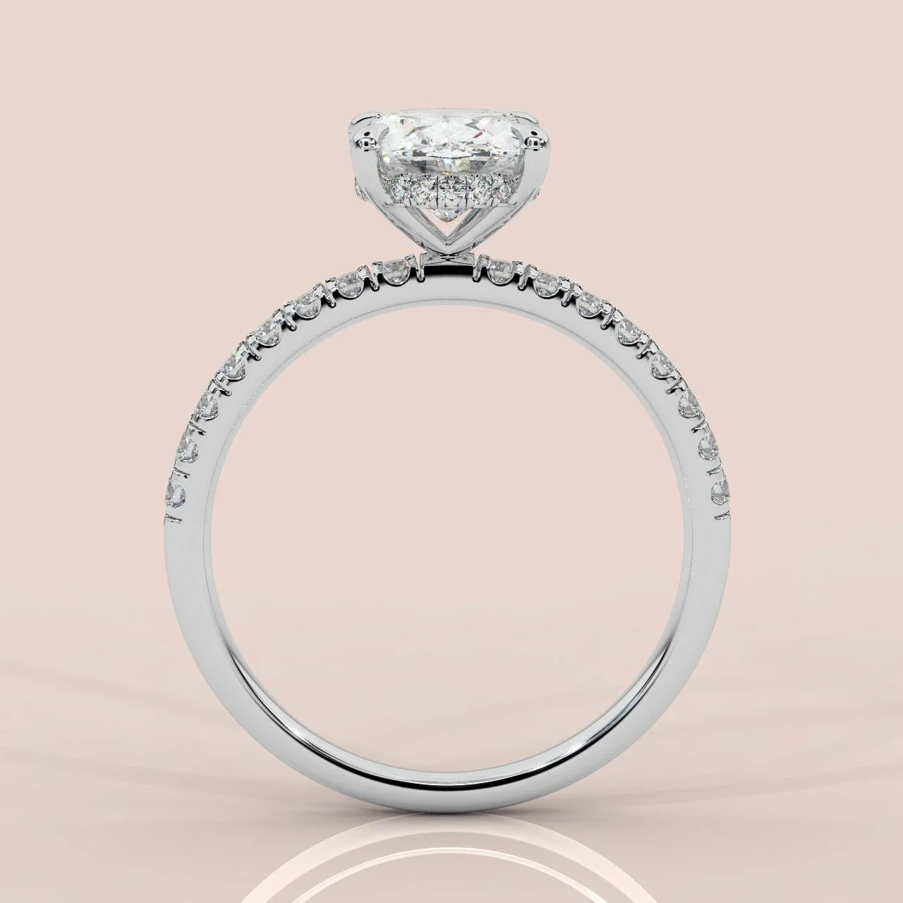 Certified Oval Lab Diamond Engagement Ring 4.50ct - 5.50Ct - Image 8