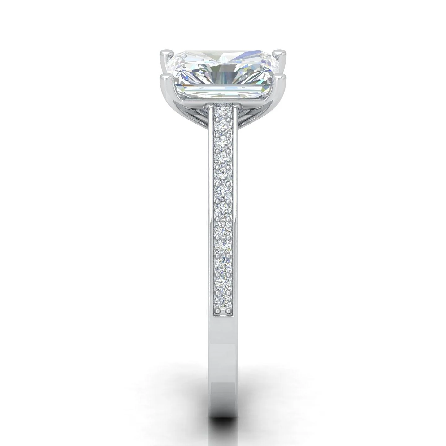 Certified Radiant Diamond Engagement Ring 2.00Carat E/VS - Image 3