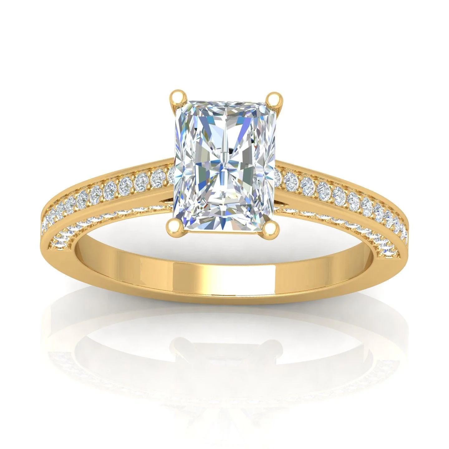 Certified Radiant Diamond Engagement Ring 2.00Carat E/VS - Image 6
