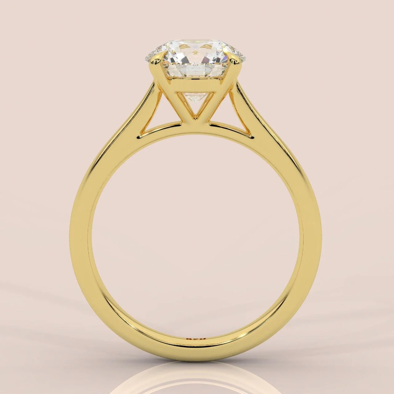 Clearance - 2.50Ct-4.00Ct Certified Round Diamond Solitaire Engagement Ring - Image 2