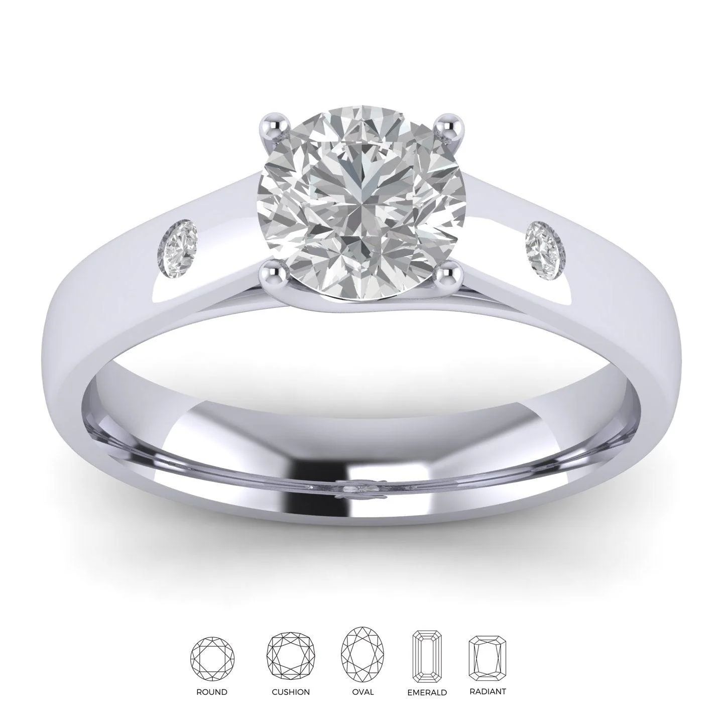 Classic Solitaire Engagement Ring - Customize your own