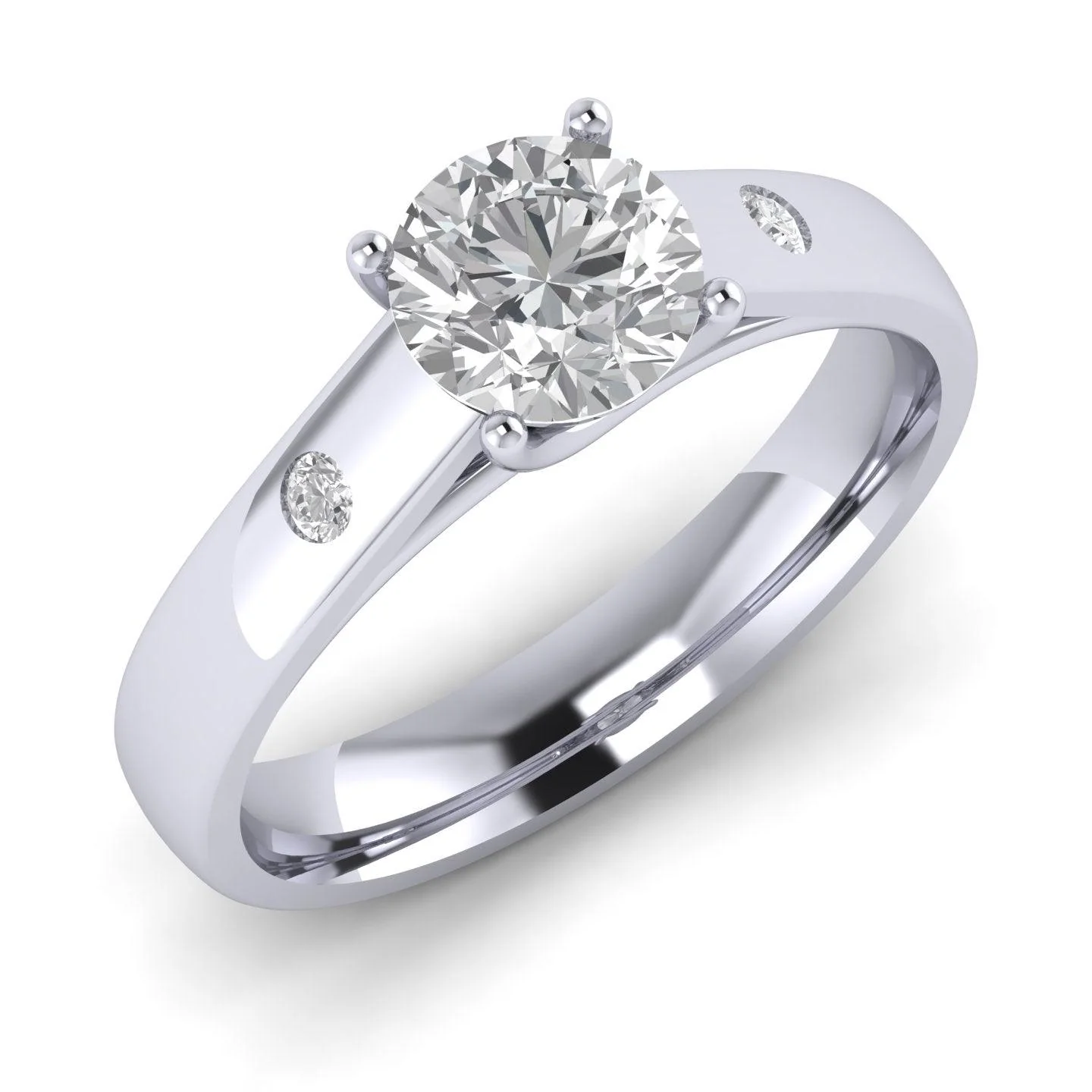 Classic Solitaire Engagement Ring - Customize your own - Image 3