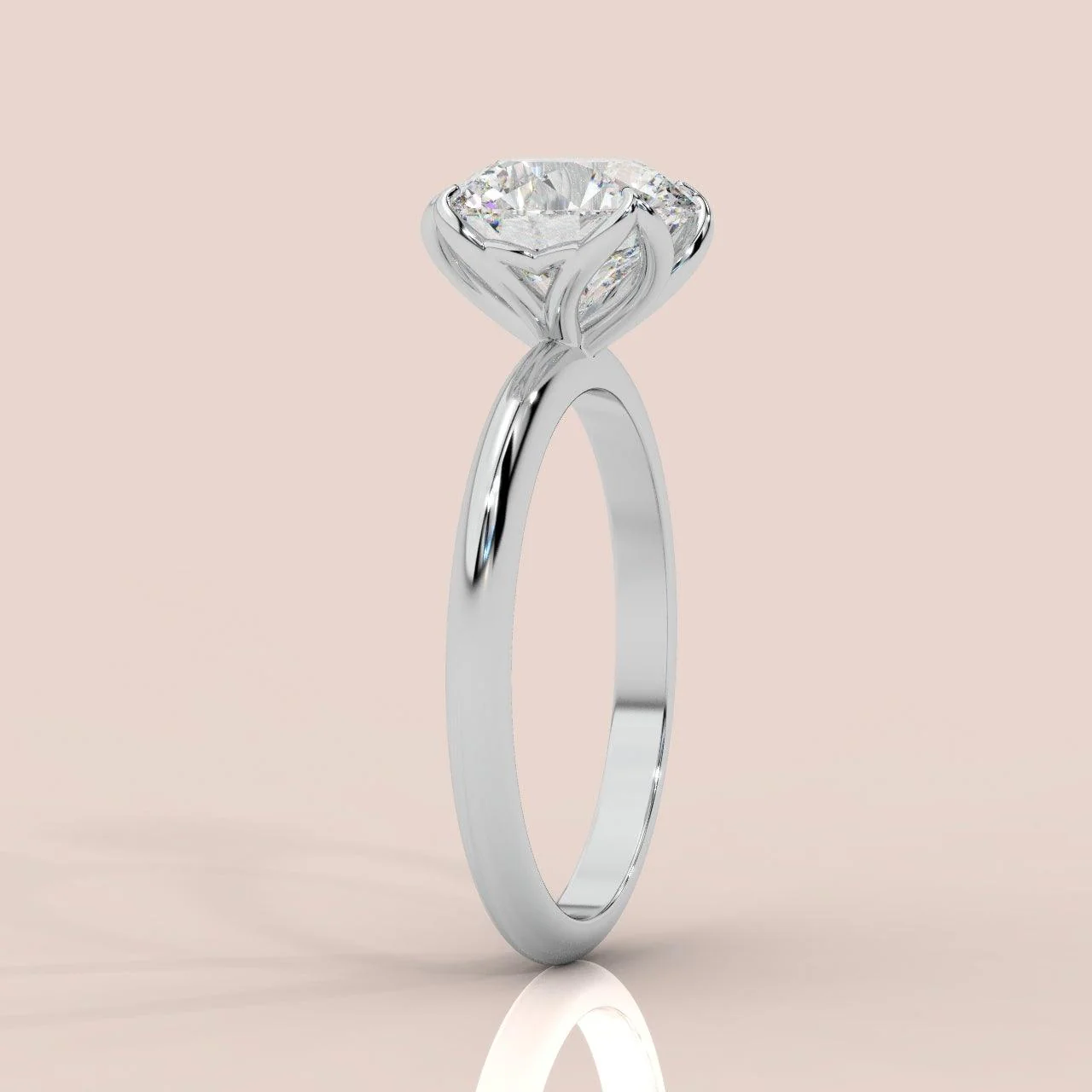EXCEPTIONAL VALUE D-E/VS ROUND DIAMOND SOLITAIRE ENGAGEMENT RING PLATINUM 1.00CT - 2.5CT - Image 6