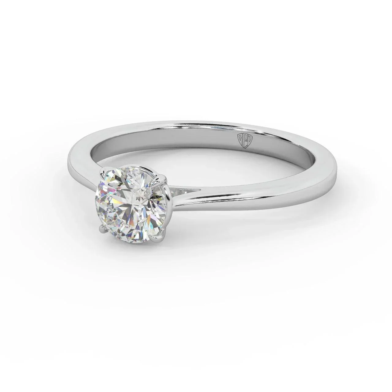 Special Deal ! GIA 0.30Ct-0.41Ct Round Diamond Solitaire Engagement Ring In Platinum - Image 3
