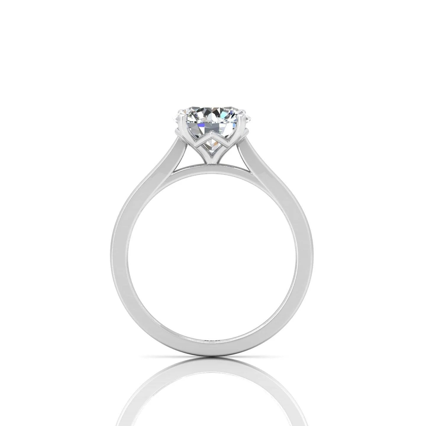IGI CERTIFIED 1.40CT D/VS Round Diamond Solitaire Engagement Ring - 950 Platinum - Image 2