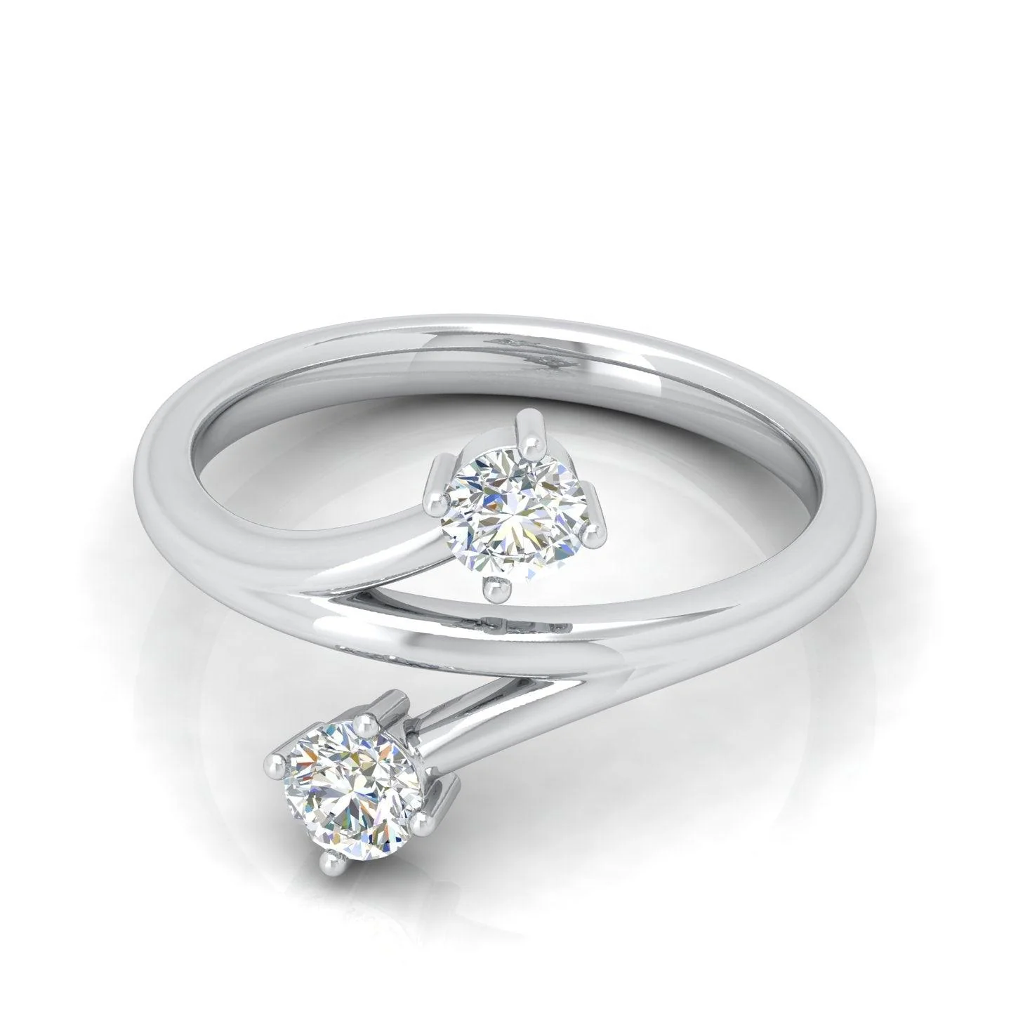 IGI Certified 2.00 Carat F/VS Round Diamond Solitaire Toi-Moi Engagement Ring - amadadiamonds - Image 9