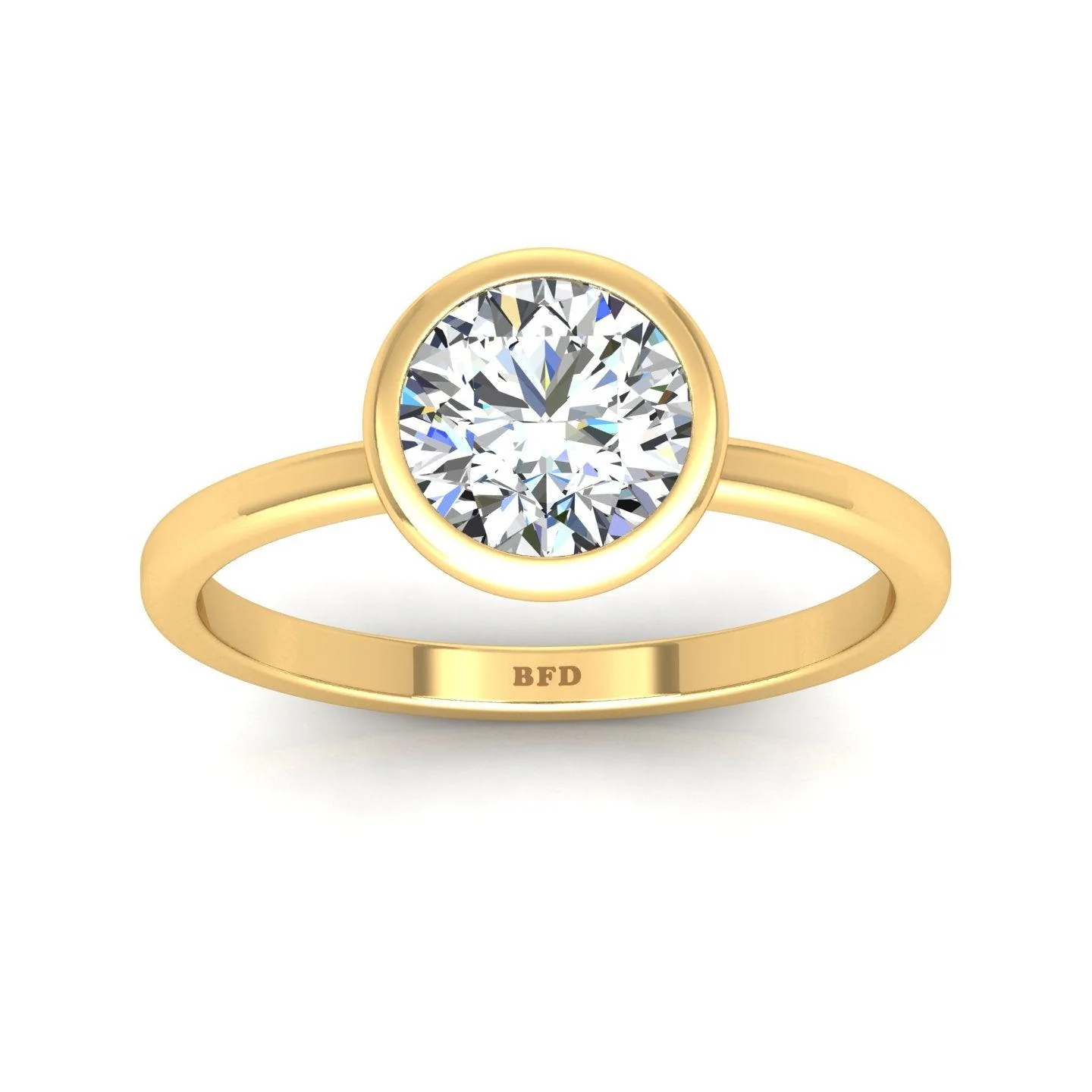 Certified Classic Round Diamond Solitaire Engagement Ring 1.00CT E/VS - Image 6
