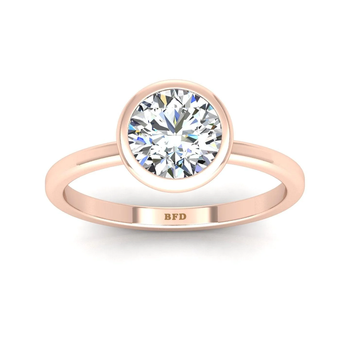 Certified Classic Round Diamond Solitaire Engagement Ring 1.00CT E/VS - Image 7