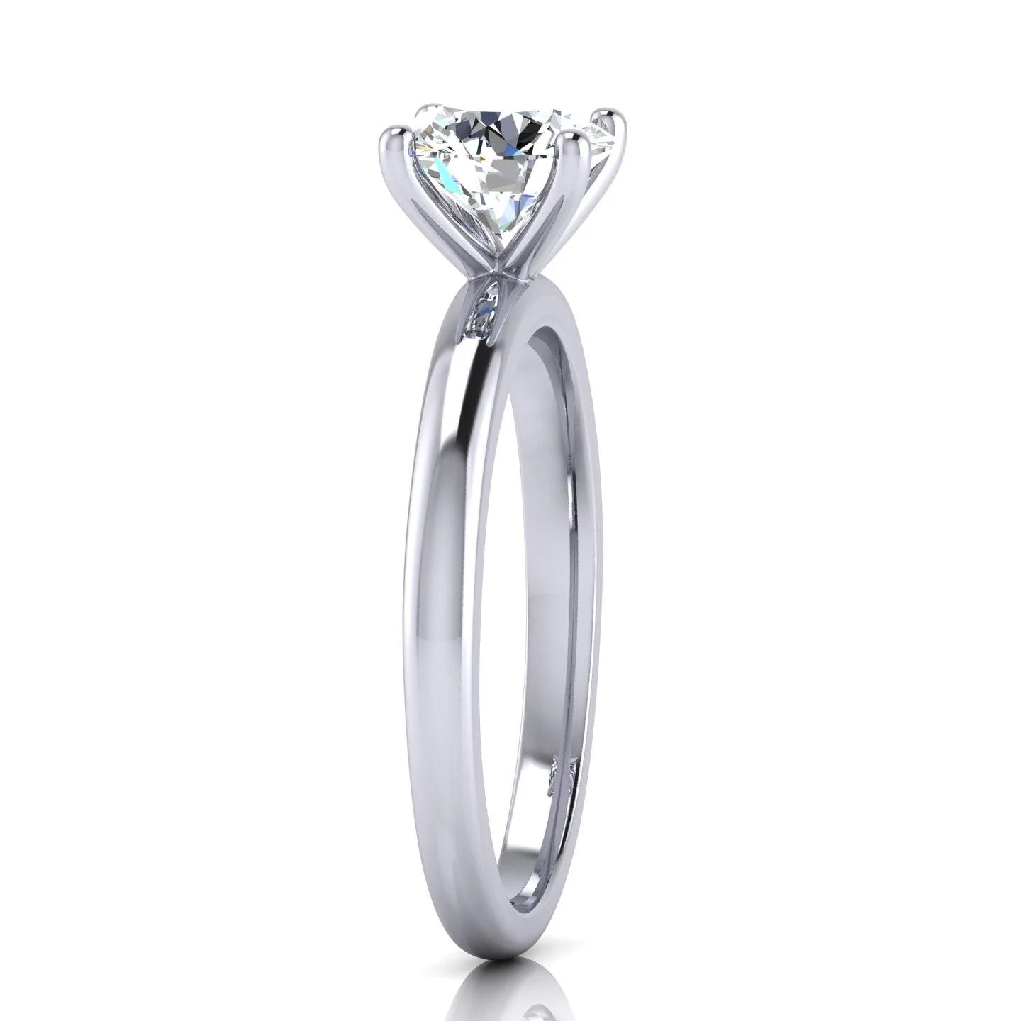 IGI CERTIFIED D/VVS 2.80CT Round Diamond Solitaire Engagement Ring, 950 Platinum - Image 5