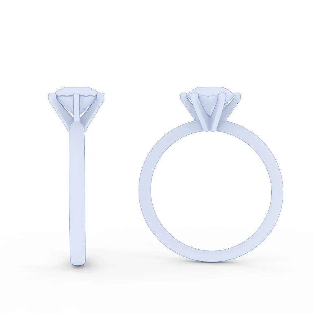 Clearance IGI Certified D-F/VS 4.00Ct Round Diamond Solitaire Engagement Ring in Platinum - Image 11