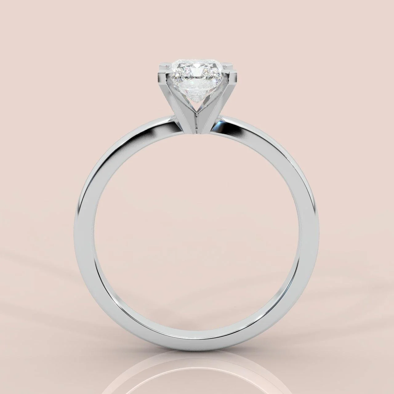 IGI Certified Radiant Diamond Solitaire Engagement Ring Platinum 1.00Ct-7.00Ct - Image 4
