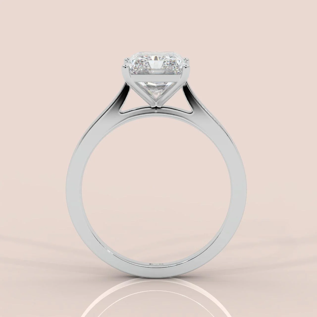 IGI Certified Radiant Diamond Solitaire Engagement Ring Platinum 1.00Ct-7.00Ct - Image 3
