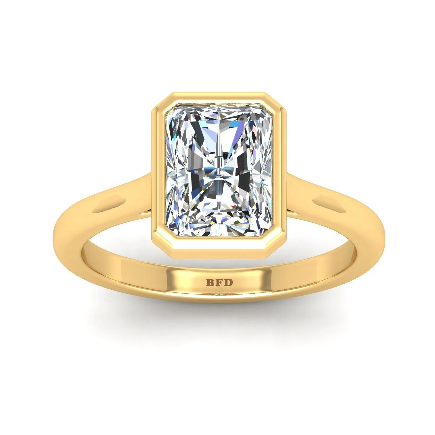 IGI Certified Radiant Diamond Solitaire Engagement Ring Platinum 1.00Ct-7.00Ct - Image 3