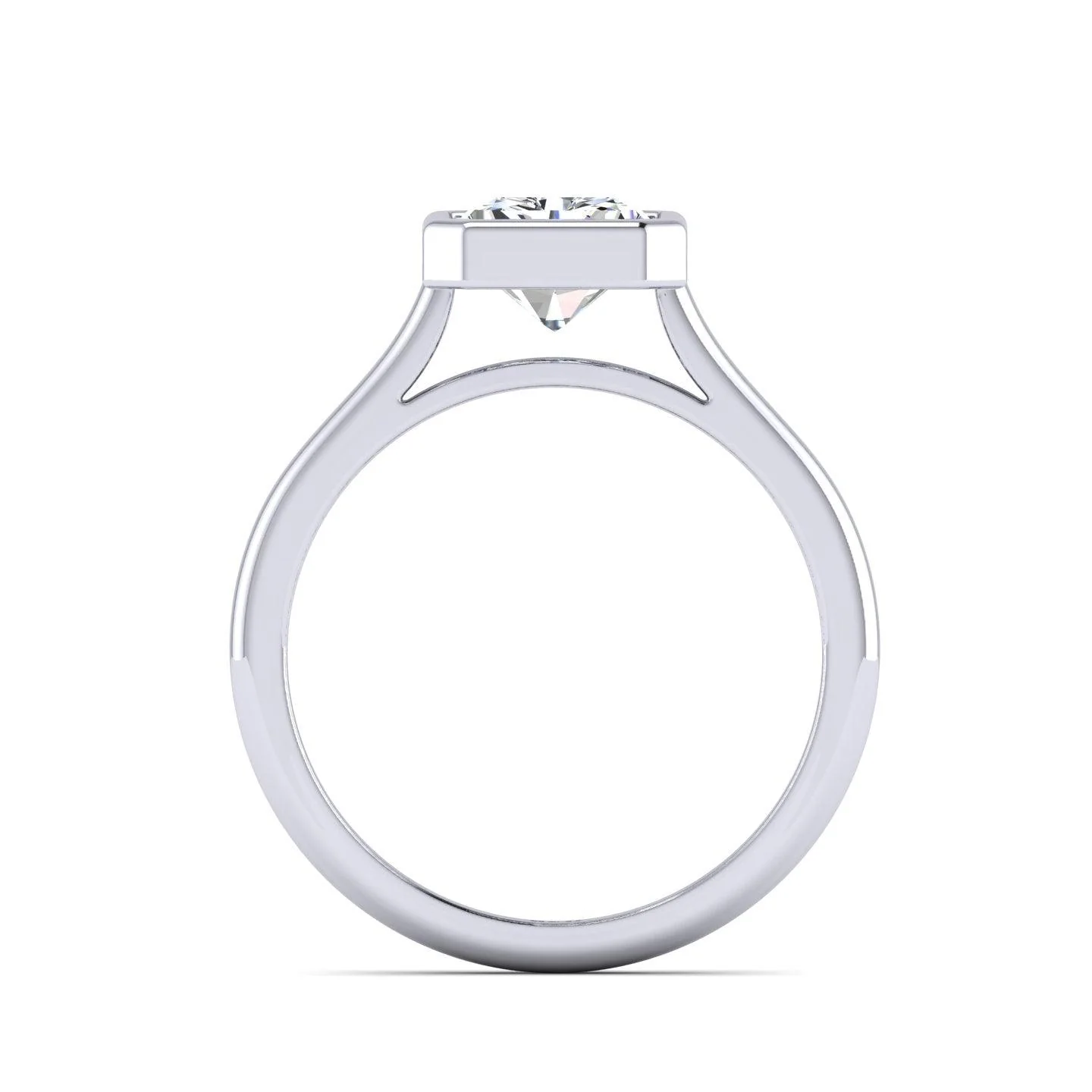IGI Certified Radiant Diamond Solitaire Engagement Ring Platinum 1.00Ct-7.00Ct - Image 5