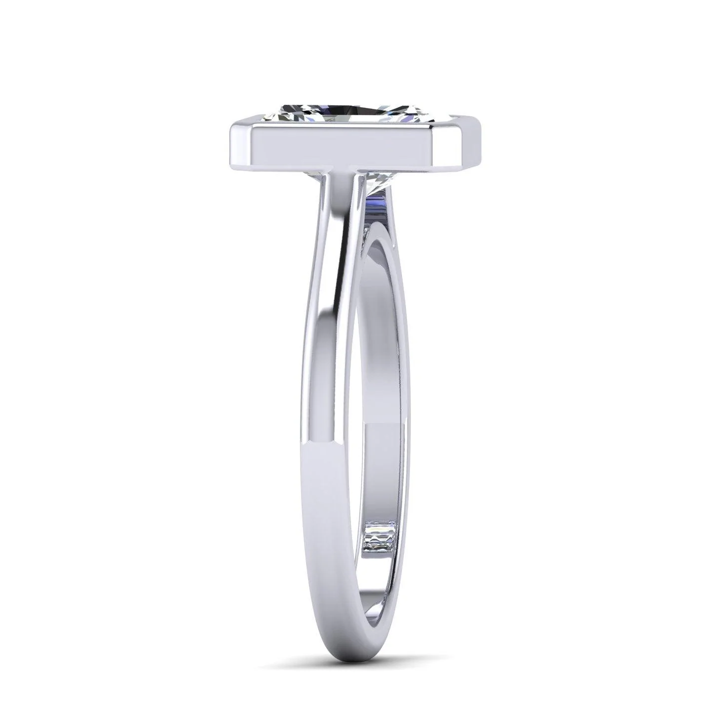 IGI Certified Radiant Diamond Solitaire Engagement Ring Platinum 1.00Ct-7.00Ct - Image 6