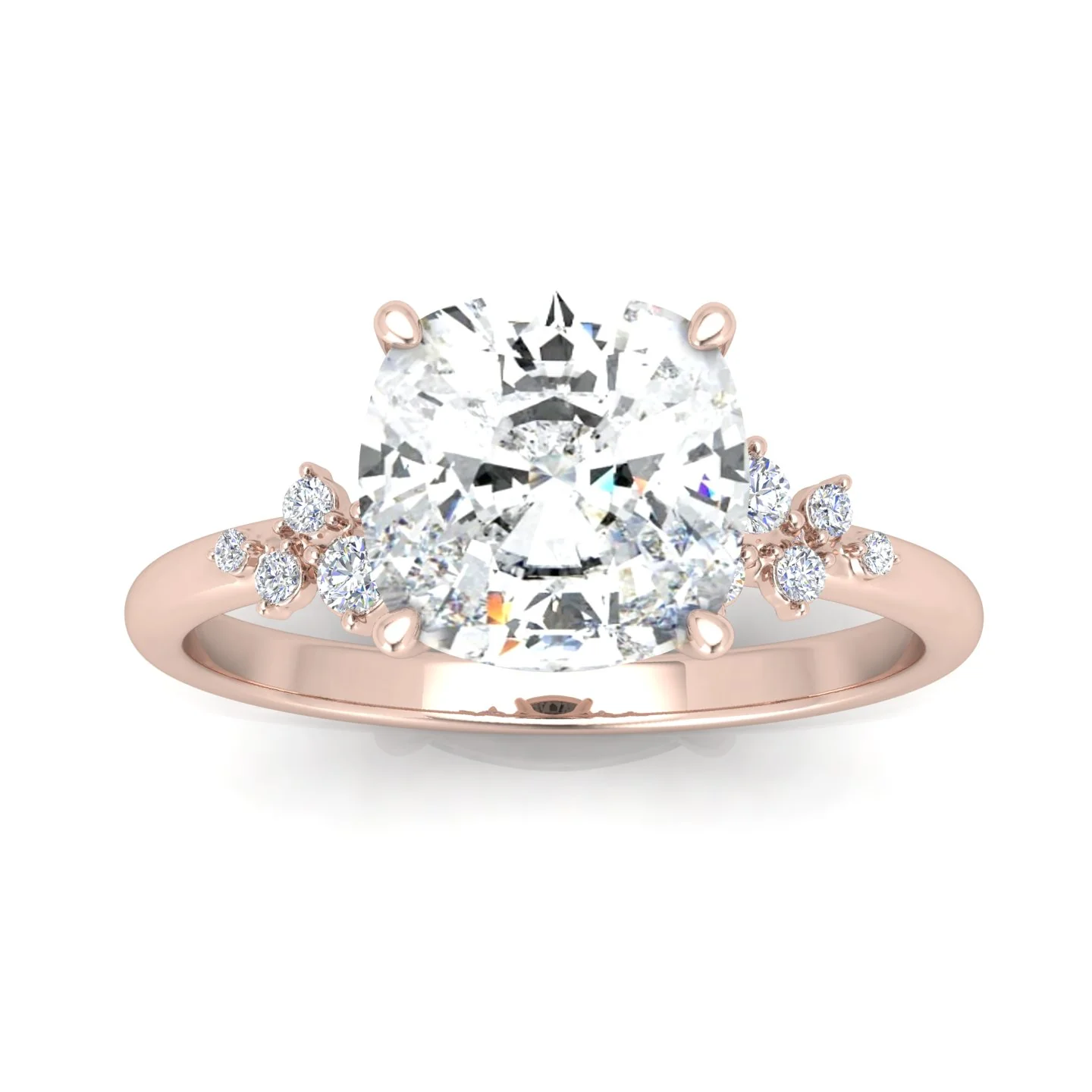 Jasmine Cushion Diamond Engagement Ring - Image 10