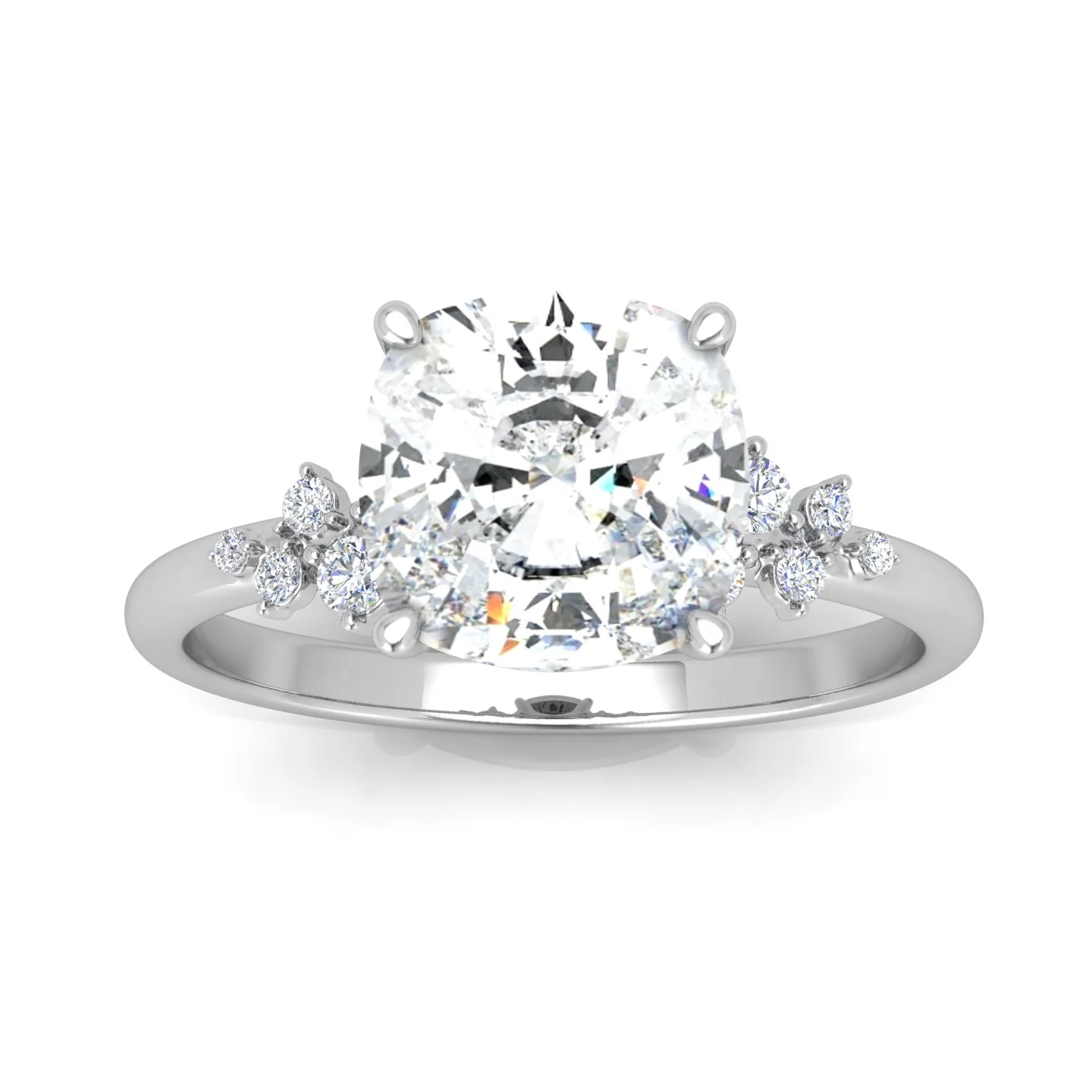 Jasmine Cushion Diamond Engagement Ring - Image 11