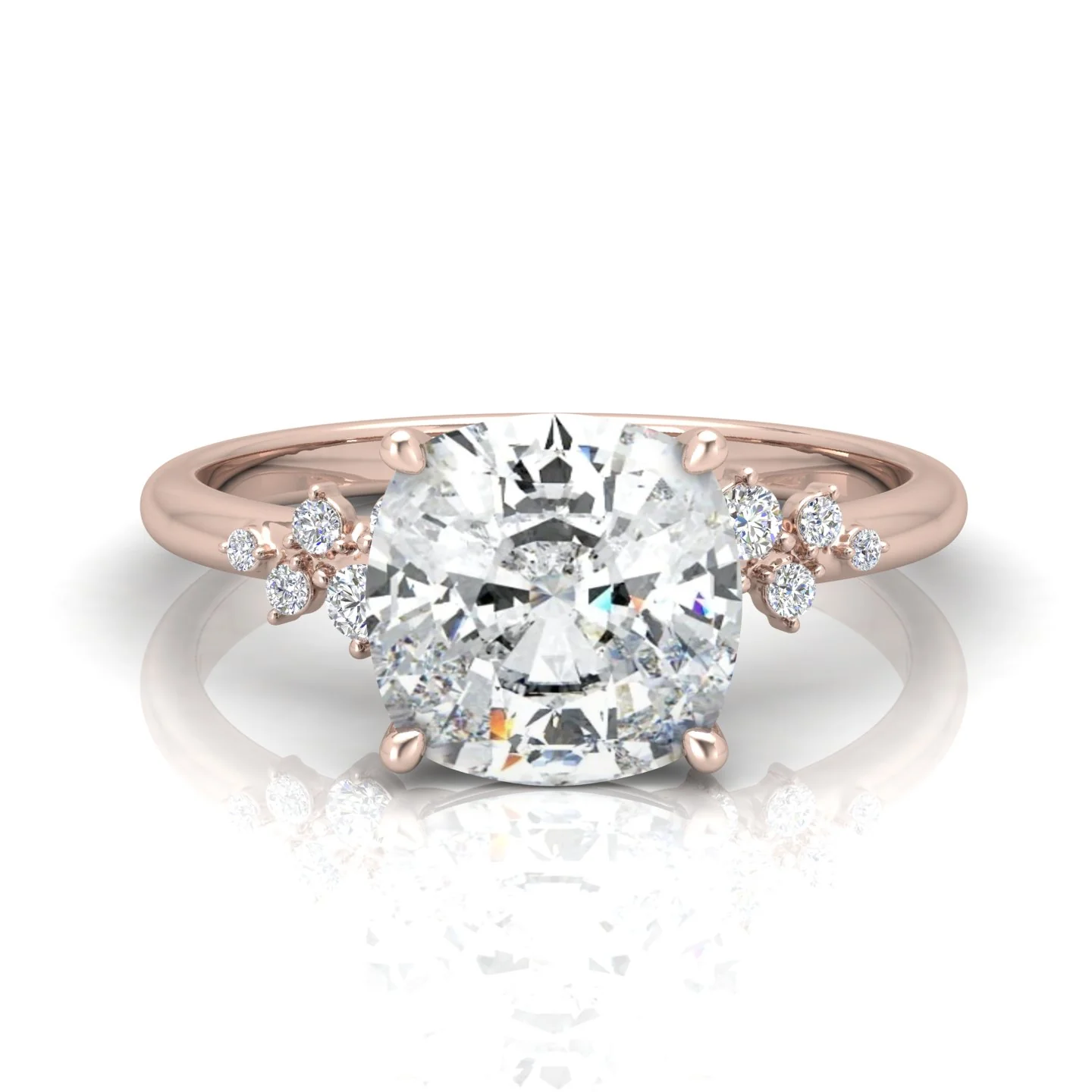 Jasmine Cushion Diamond Engagement Ring - Image 12
