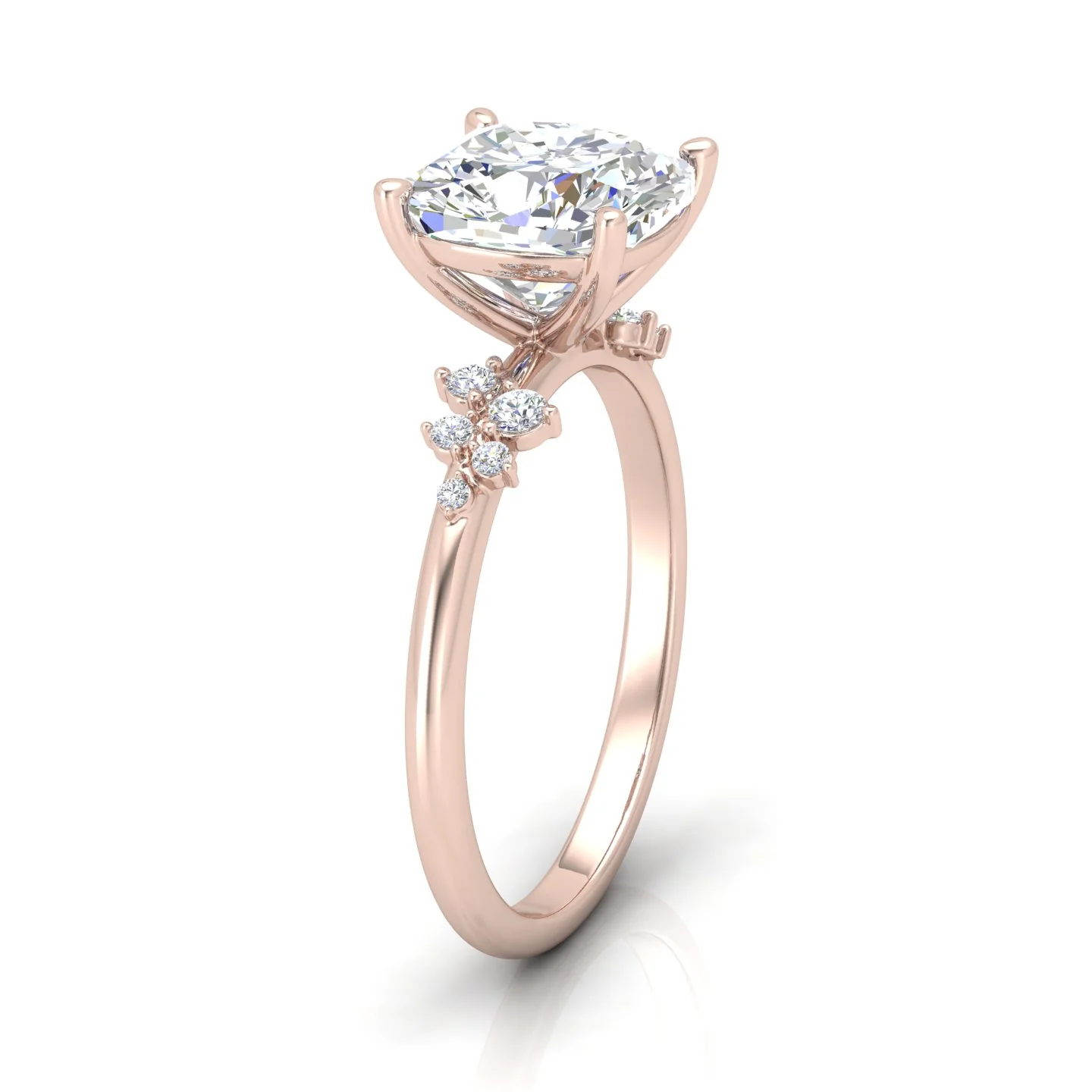 Jasmine Cushion Diamond Engagement Ring - Image 4