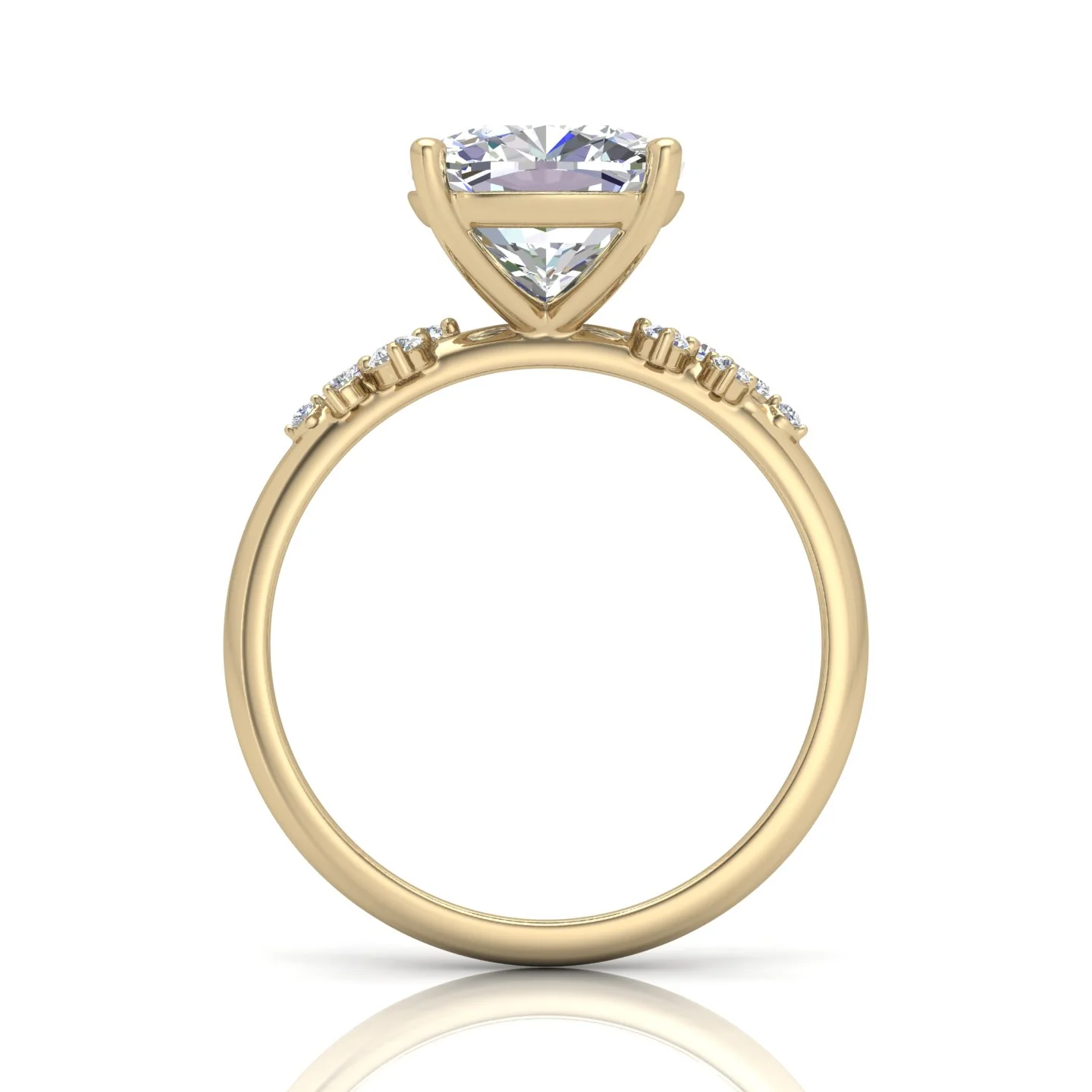 Jasmine Cushion Diamond Engagement Ring - Image 6