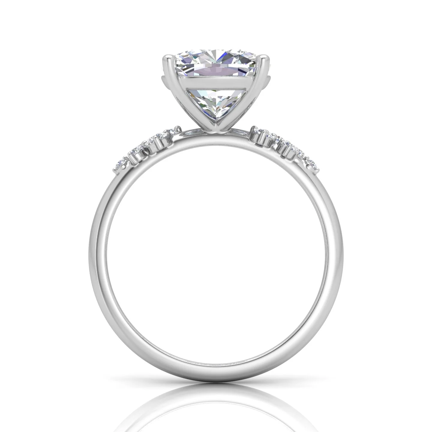 Jasmine Cushion Diamond Engagement Ring - Image 7