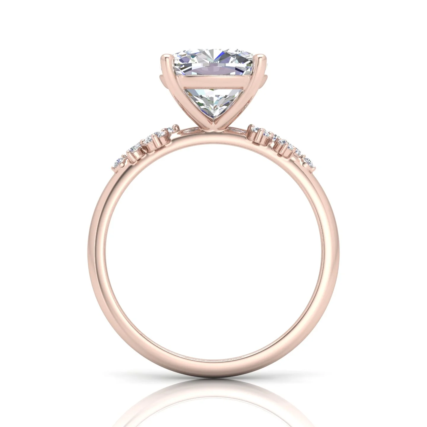 Jasmine Cushion Diamond Engagement Ring - Image 8