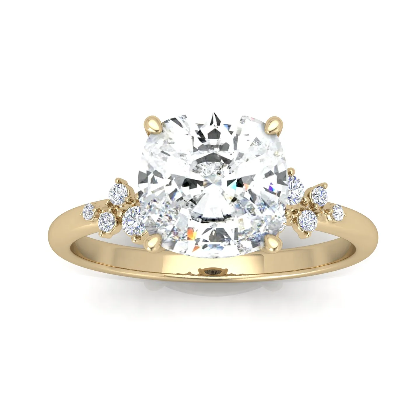 Jasmine Cushion Diamond Engagement Ring - Image 9
