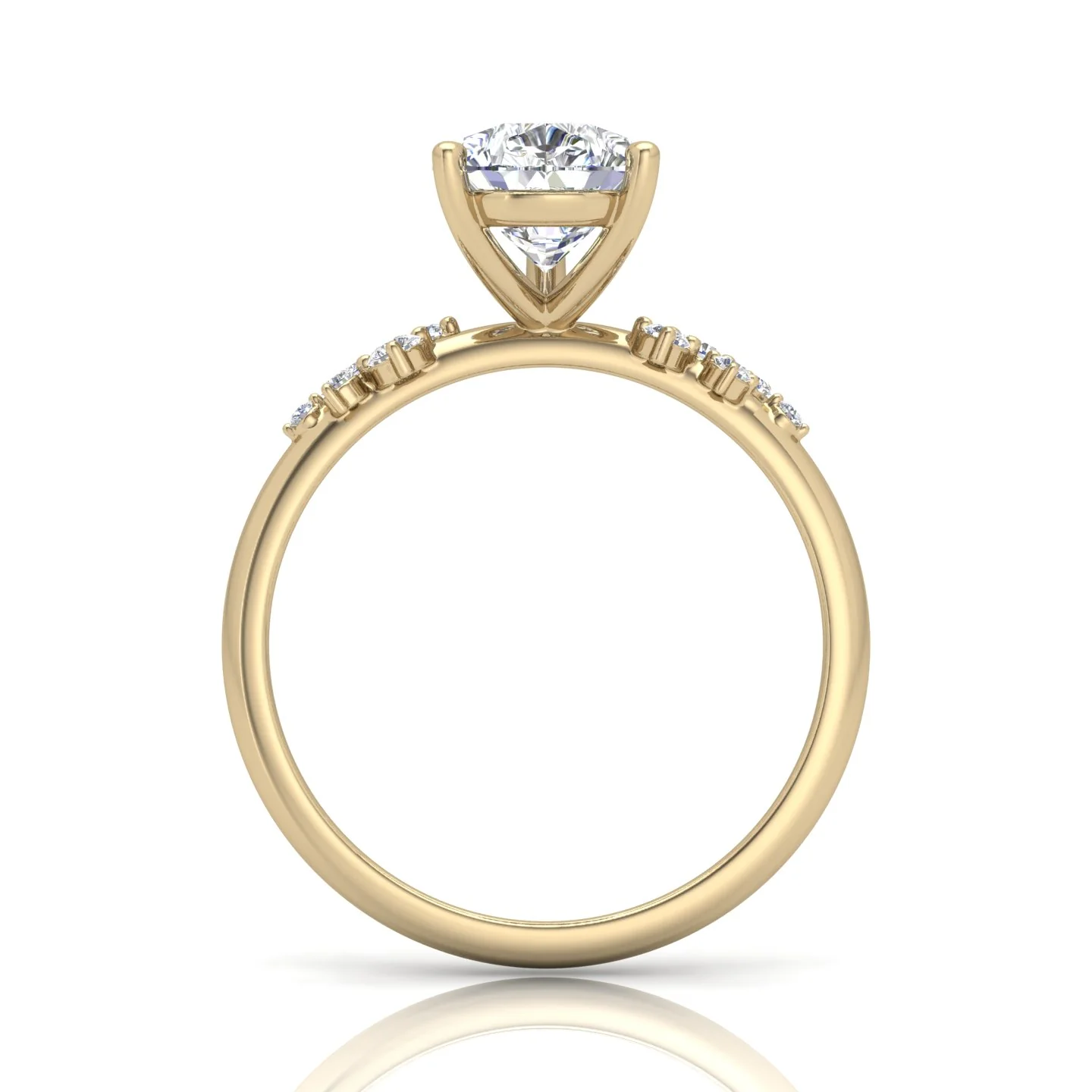 Jasmine Pear Diamond Engagement Ring - Image 6