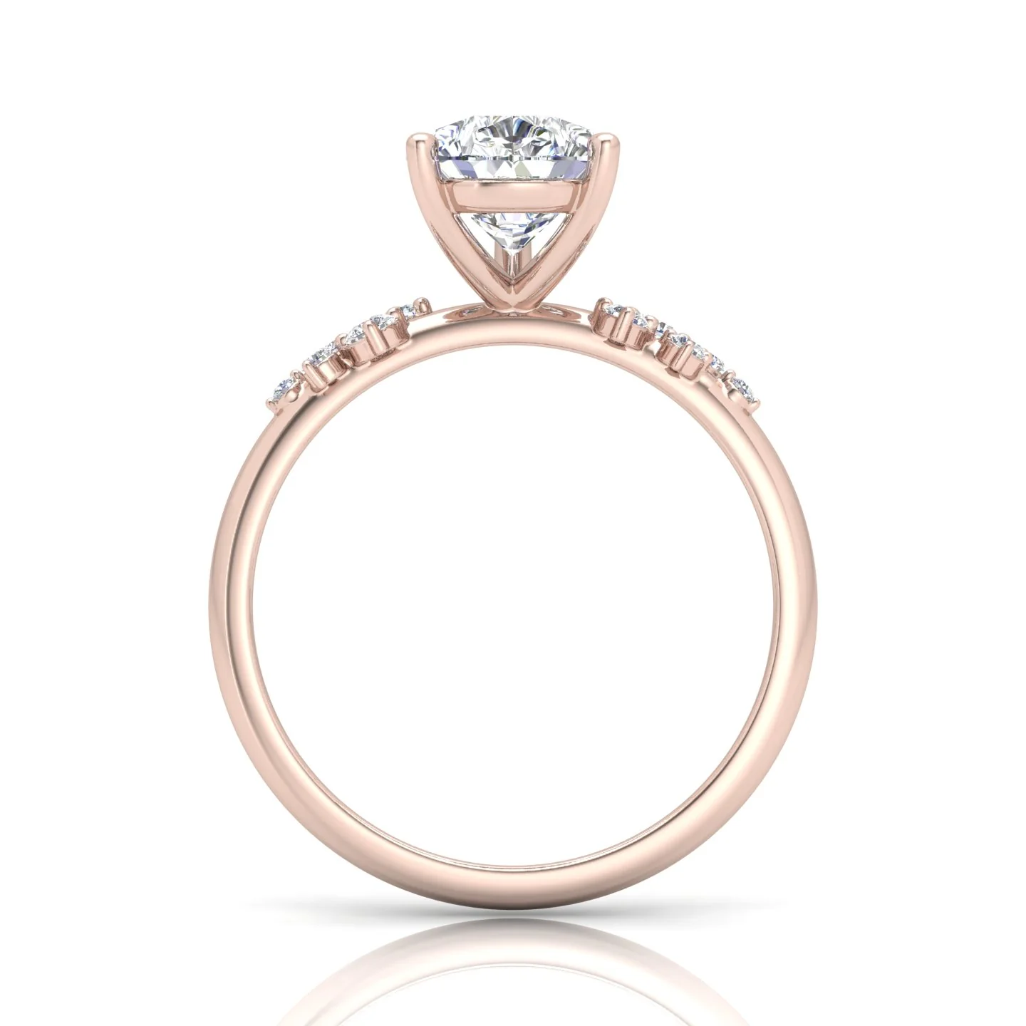 Jasmine Pear Diamond Engagement Ring - Image 8