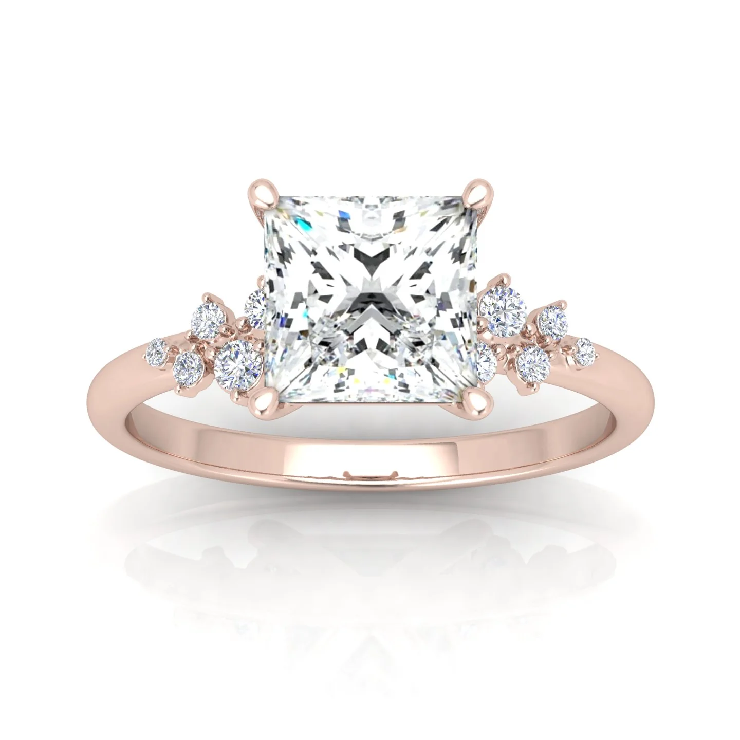 Jasmine Princess Diamond Engagement Ring - Image 13