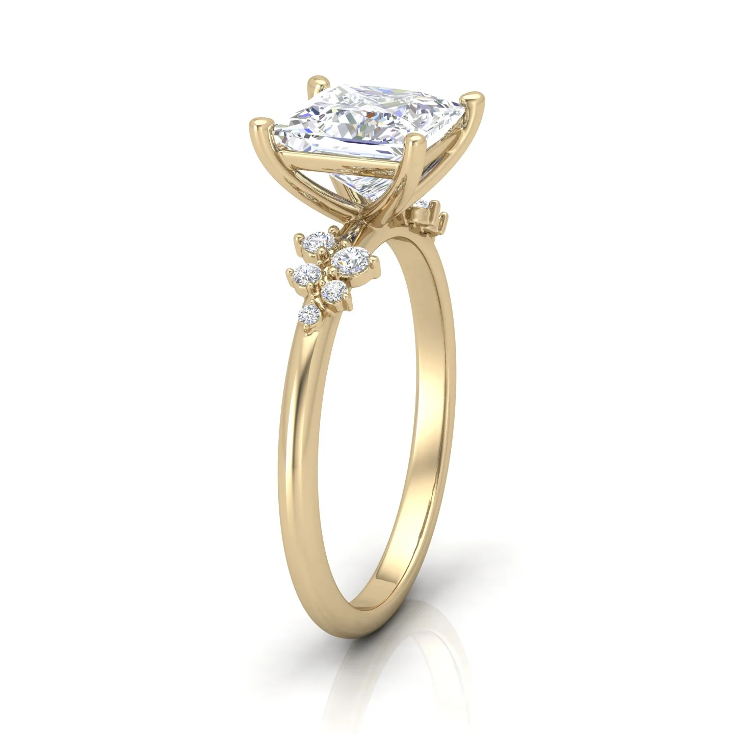 Jasmine Princess Diamond Engagement Ring - Image 2