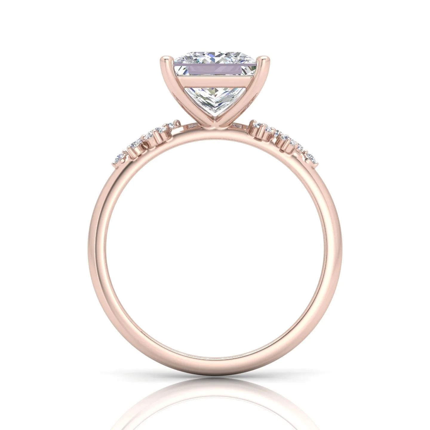 Jasmine Princess Diamond Engagement Ring - Image 8