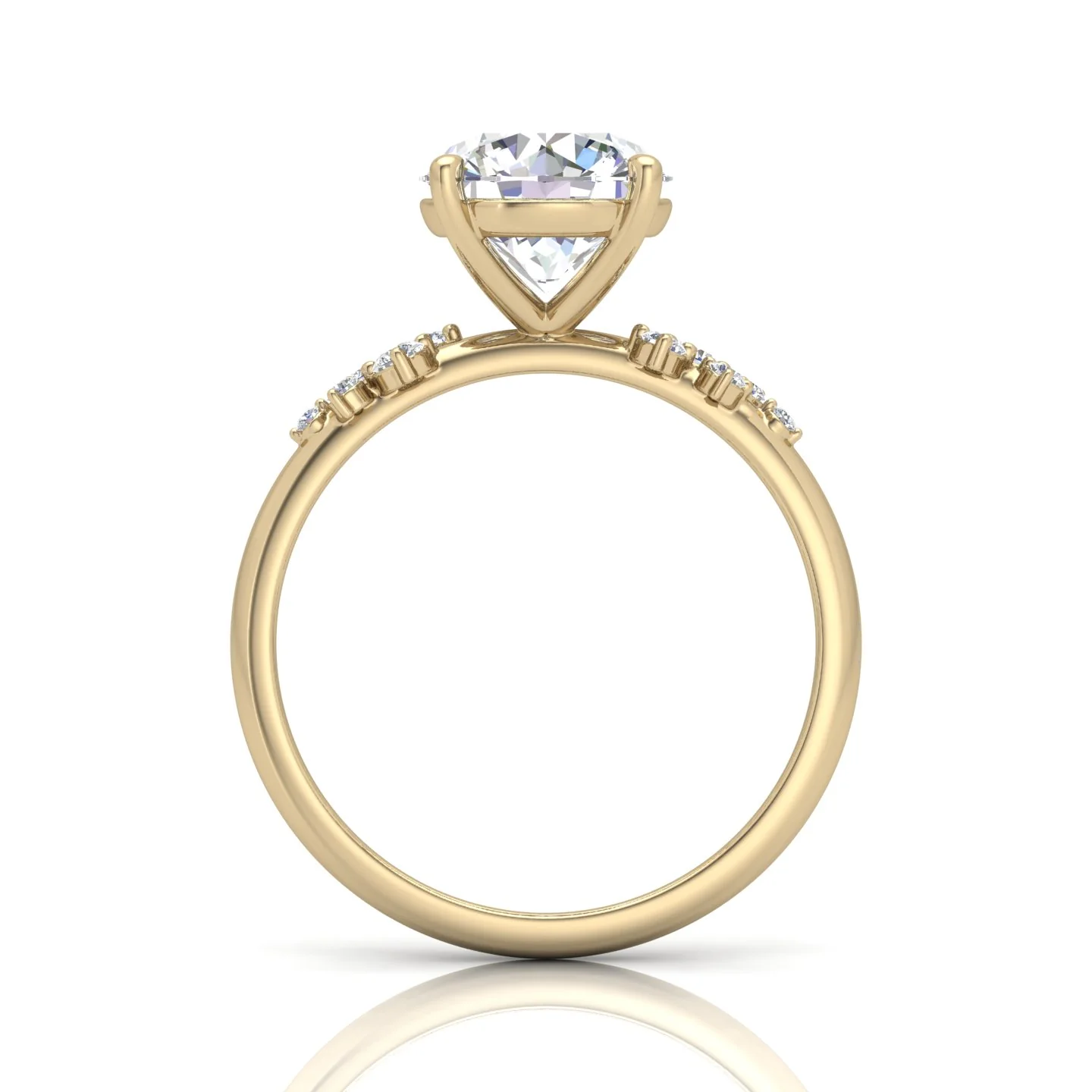 Jasmine Round Diamond Engagement Ring - Image 12