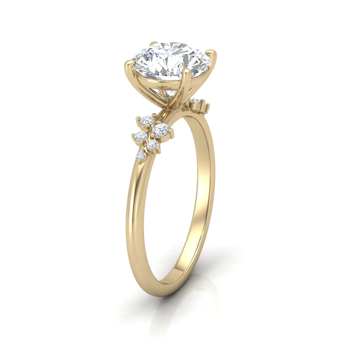 Jasmine Round Diamond Engagement Ring - Image 2