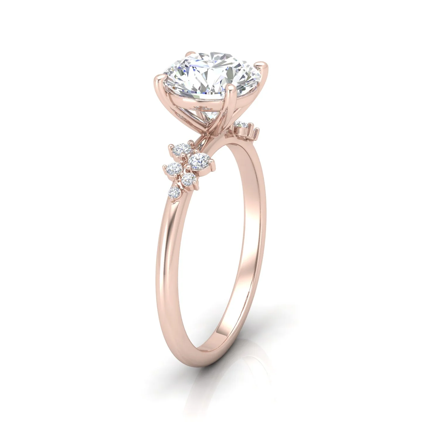 Jasmine Round Diamond Engagement Ring - Image 4