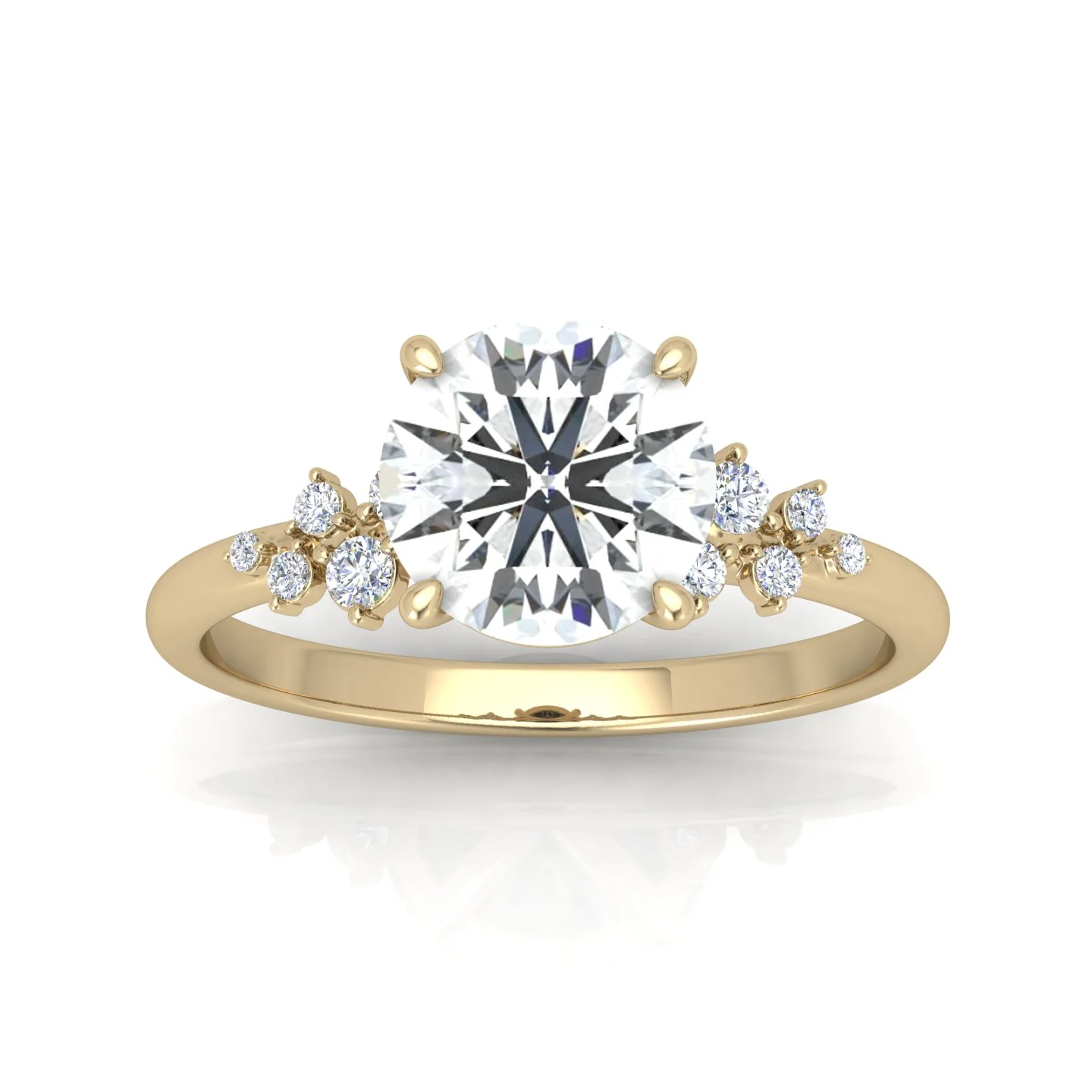 Jasmine Round Diamond Engagement Ring - Image 7