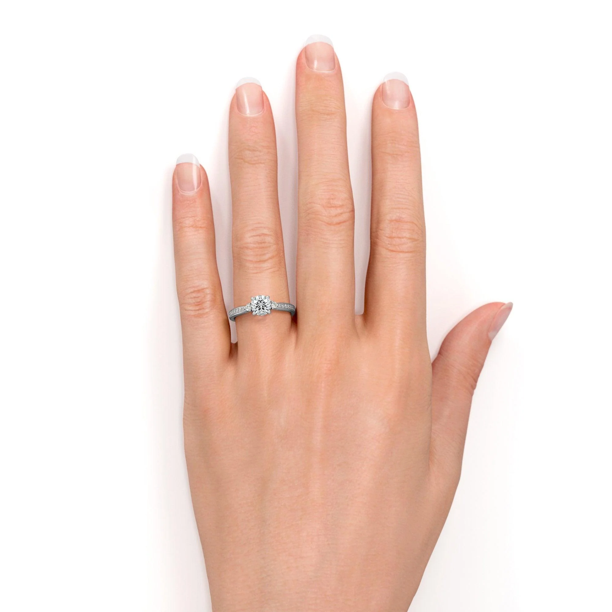 Lab Grown Diamond Engagement Ring for Womens - 1.00 Carat D/VS - Image 4